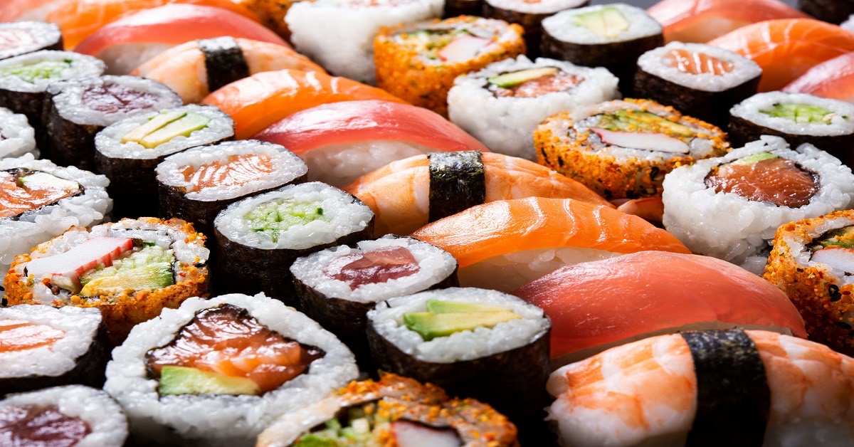 Featured Hokkaido buffet dish — fresh seafood plate