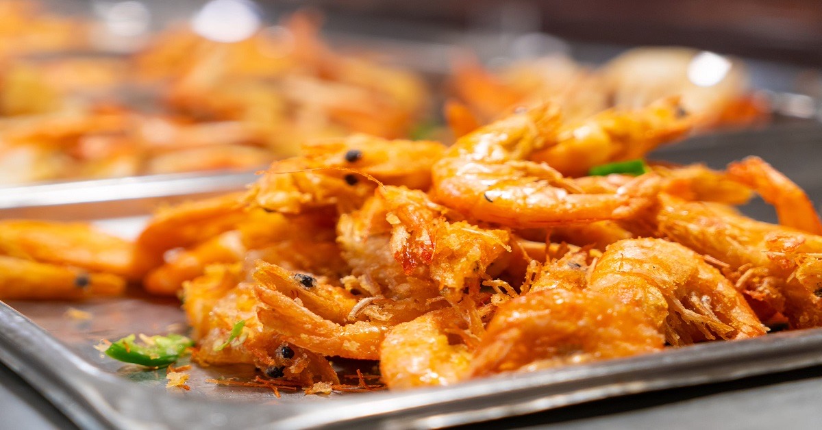 Featured Hokkaido buffet dish — grilled selection
